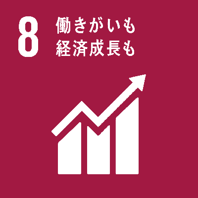 SDGs08　働きがいも経済成長も